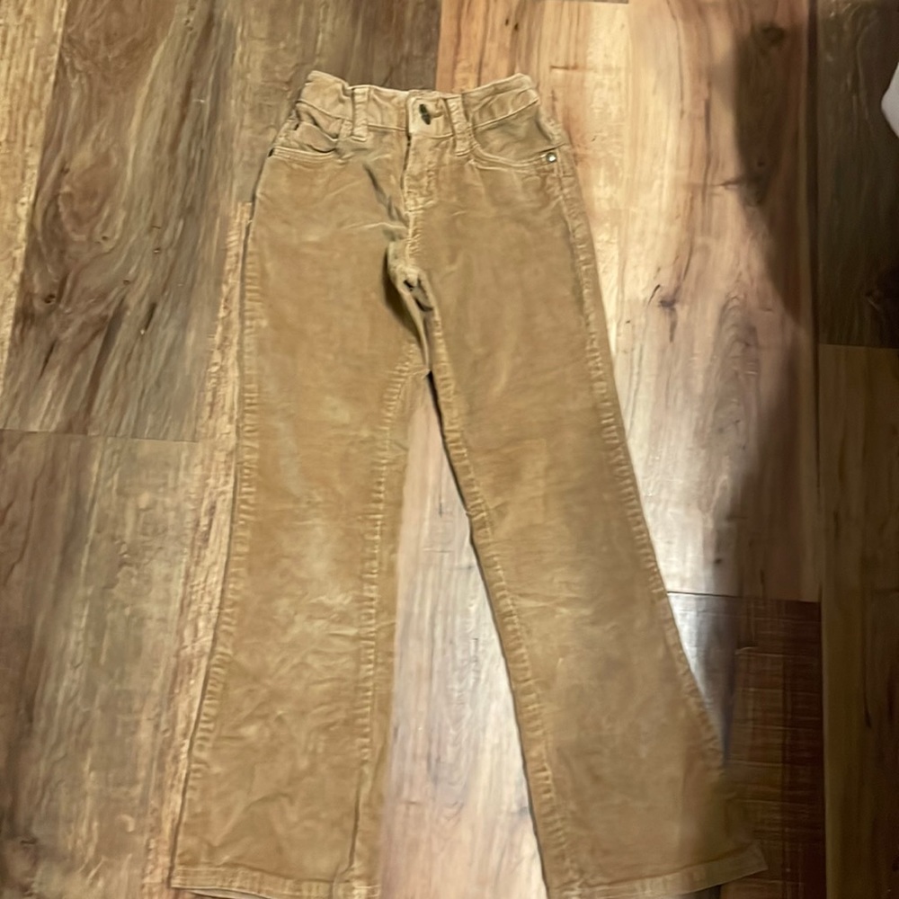 Girls size 7R khaki corduroy pants